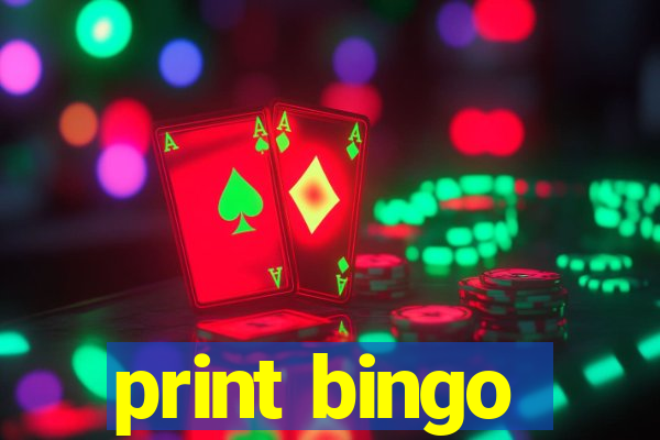 print bingo